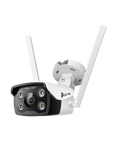 TP-LINK | VIGI 4MP Outdoor Full-Color Wi-Fi Network Camera | VIGI C340-W | Bullet | 4 MP | 4 mm | IP66 | H.265+/H.265/H.264+/H.264 | MicroSD