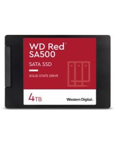 SSD|WESTERN DIGITAL|Red SA500|4TB|SATA 3.0|Write speed 520 MBytes/sec|Read speed 560 MBytes/sec|2,5"|TBW 500 TB|MTBF 1750000 hou