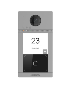 Hikvision | 1 Button Metal Villa Door Station | DS-KV8113-WME1 (C) | 2 MP | IK08/IP65 | H.264