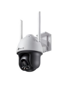 TP-LINK | VIGI 4MP Outdoor Full-Color Wi-Fi Pan Tilt Network Camera | VIGI C540-W | Dome | 4 MP | 4 mm | IP66 | H.265+/H.265/H.264+/H.264 | MicroSD