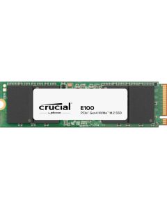 SSD|CRUCIAL|E100|1TB|M.2|NVMe|3D NAND|Write speed 3000 MBytes/sec|Read speed 5000 MBytes/sec|CT1000E100SSD8